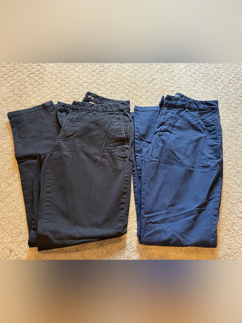 Old Navy Men's Chino Pants in Black and Navy